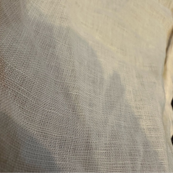 Eileen Fisher linen pants pastel yellow xs women's extra small - Picture 4 of 4